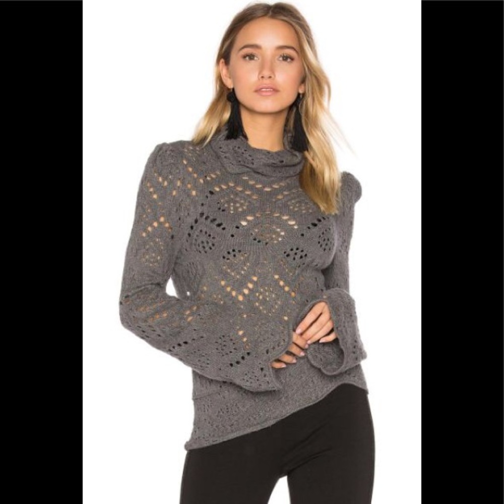Free People Shoot from the Heart Pullover Sweater